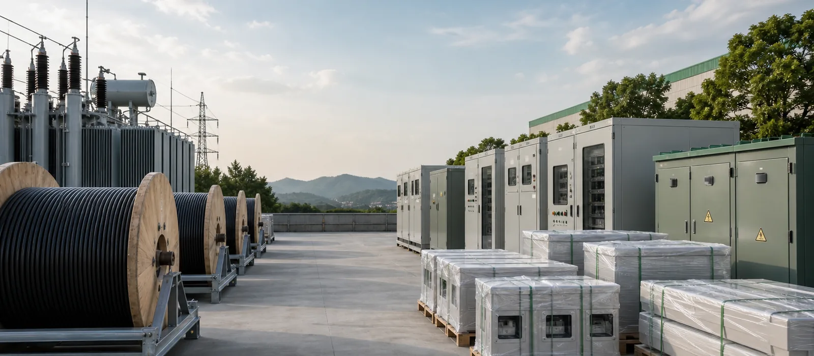Project-ready electrical equipment and cable reels for quotation