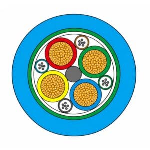 Hybrid Optical-Electrical Cable For Mining Use