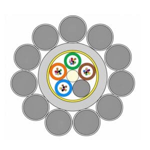Optical Ground Wire (OPGW – Layer-Stranded Aluminum Tube)